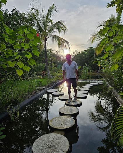 Vicuña mostró la intimidad de sus vacaciones en Panamá (Foto: Instagram @benjaminvicuna.ok)