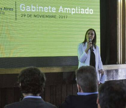 Vidal en un acto de esta semana; en 2018 sumará más fondos