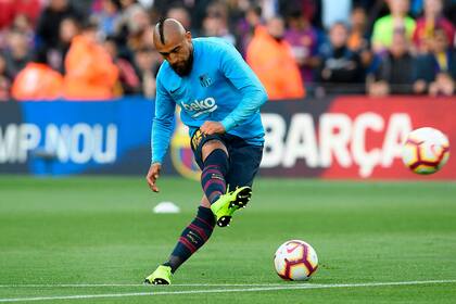 Vidal se prepara para la reanudación de la Liga de España; el sábado próximo, Barcelona visitará a Mallorca