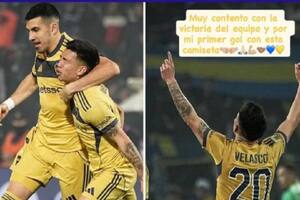 Video: así fue el desahogo de Alan Velasco tras marcar su primer gol en Boca