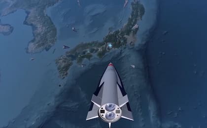 Video promocional del misil