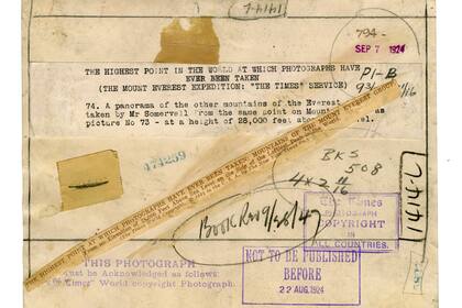 En aquel entonces, como indicaba la anotación original de la imagen, este era “el punto más alto del mundo en el que se han tomado fotografías”