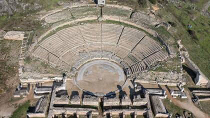 Viejo teatro de Filipos, en Grecia