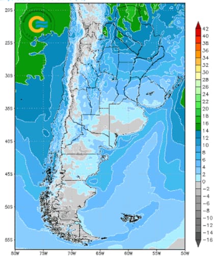 Viernes frío en la República Argentina