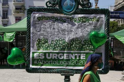 Vigilia en los alrededores del Congreso por la legalización del aborto
