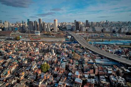 Villa 31 en Retiro, Buenos Aires, Argentina