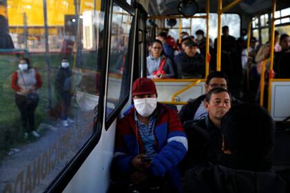 Un colectivo, en Villa Ballester