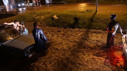 Villa Allende, una de las zonas más afectadas por el temporal