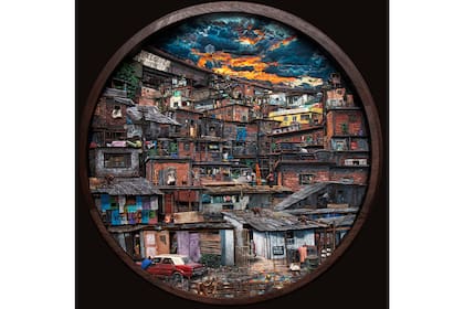 Villa II, de Mondongo, exhibida este año en Malba y comprada por Esteban Deak