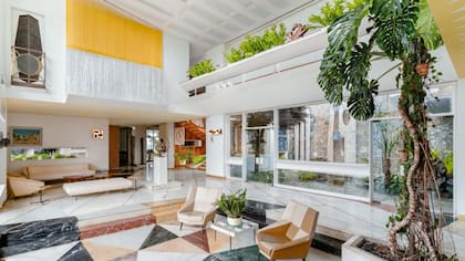 Villa Planchart se hizo en dos niveles, cada uno con un diseño del piso y muebles diferenciados.
