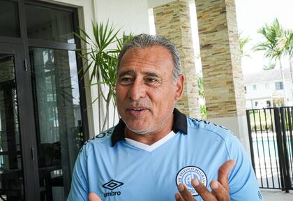 Villarreal atendió a LA NACION en su casa de Miramar, en Miami