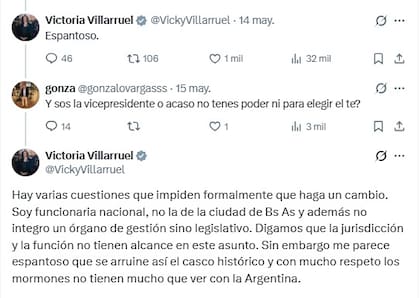 Villarruel sobre el nuevo templo mormón