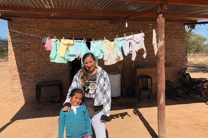 Vilma Loto vive en Los Tigres, un paraje ubicado sobre la ruta nacional 16, en el que viven cerca de 50 familias.