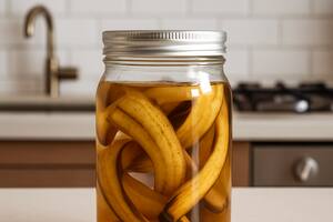 Vinagre y banana, aliados inesperados para el jardín (Foto: imagen ilustrativa con IA)