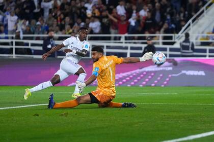 Vinicius marca el primer gol de Real Madrid