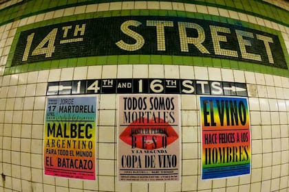 Afiches callejeros en la Gran Manzana