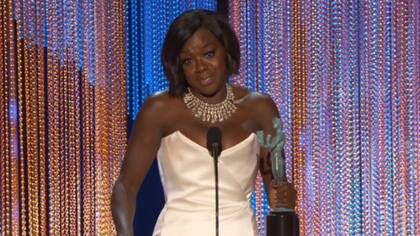 Viola Davis, ganadora del SAG a la mejor actriz de reparto por Fences