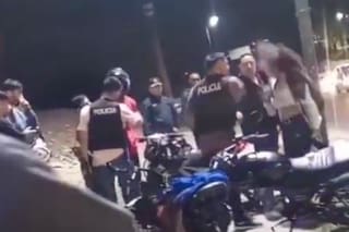 Abuso policial en Quilmes: un efectivo insultó y le pegó a una mujer durante un control a motociclistas