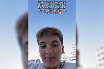 Violeta Bustos se instaló en Italia y contó la insólita situación que vivió (Captura video)