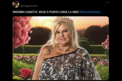 Virgina es consagrada por sus seguidores como la reina del juego (Foto X)