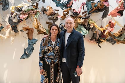 Virginia Cervieri y Pablo Monsuárez, impulsores de la fundación que lleva el arte contemporáneo a José Ignacio