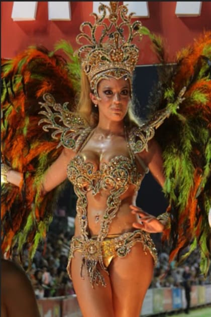 Virginia Gallardo participó durante años de los carnavales en Corrientes