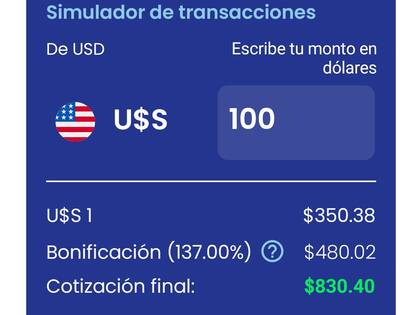 Visa fijó una cotización preferencial del dólar para transacciones con tarjetas de crédito, débito o prepagas emitidas en el exterior