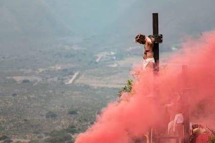 Visa y Pasión de Dios Hombre se realiza el viernes y sábado santo a las 16 en Tafí del Valle