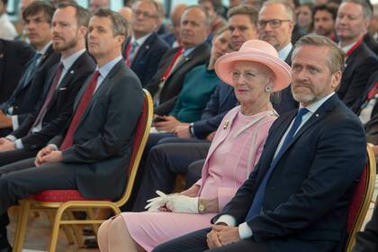 La Reina Margrethe II de Dinamarca en el CCK el 19 de marzo