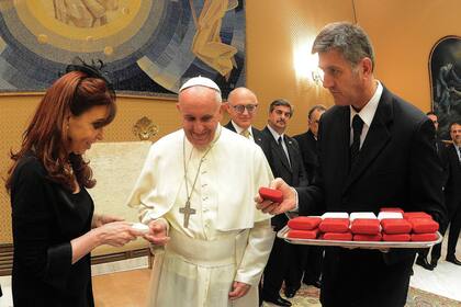 Visita oficial de Cristina Fernández de Kirchner, como presidenta, al papa Francisco, en 2015