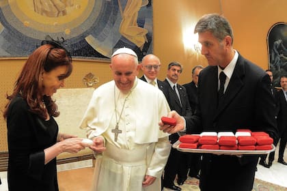 Visita oficial de Cristina Fernández de Kirchner, como presidenta, al papa Francisco, en 2015