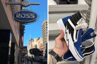 Es argentino, fue a un Ross de California y encontró zapatillas de colección a precios baratos