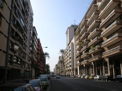 Vista actual de la Avenida de la República Argentina y su entorno