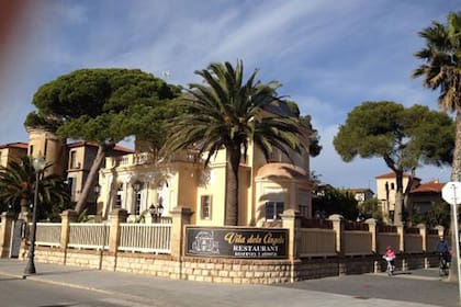 Vista actual del palacete Villa Buenaventura, propiedad de Andreu Trillas