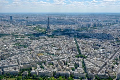 Vista aérea de París