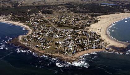 Vista aérea de José Ignacio, una de las zonas más tranquilas para vivir durante el año