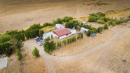 Vista aérea de la Estación Biológica.