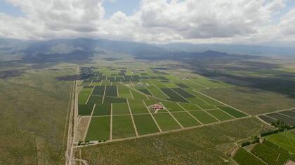 Vista aérea de la finca de Clos de los Siete