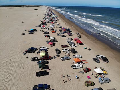 Vista aérea de La Frontera, Pinamar.