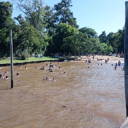 Vista aérea de la playa de El Galeón de Oro