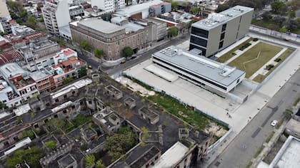 Vista aérea de Parque Patricios, uno de los barrios que más se transformó en los últimos años