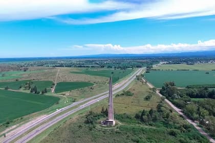 Vista aérea del mausoleo