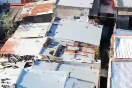 Vista aérea del predio