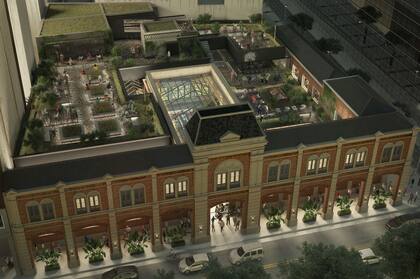 Vista aérea del Edificio de Patrimonio Histórico