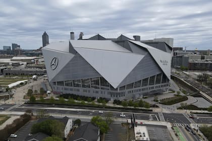 Vista aérea del estadio de Atlanta antes de la Copa Mundial de la FIFA 2026, el 29 de marzo de 2026 en Atlanta, Georgia