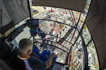 Vista aérea del sitio de construcción de ITER, en sur de Francia Crédito: Gentileza ITER