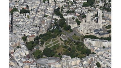 Vista aérea de la Basílica del Sacré Cœur