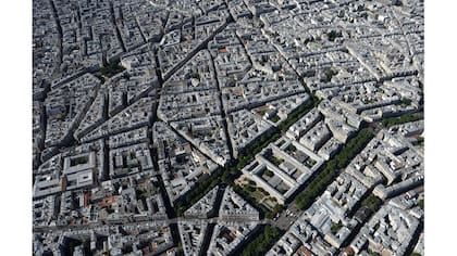 Vista aérea general sobre París