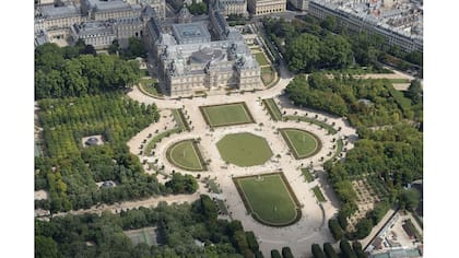 Vista aérea del Senado de Francia