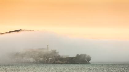 Vista de Alcatraz, San Francisco.